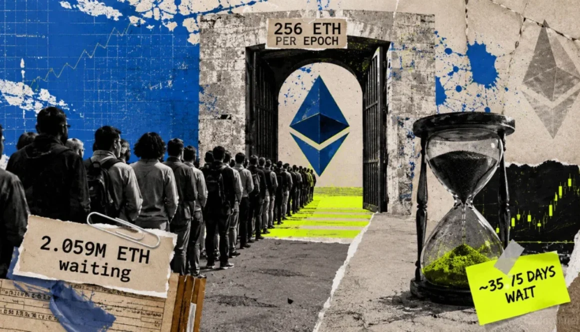 Ethereum depositors lose more than $350,000 in daily rewards due to a 36-day staking bottleneck