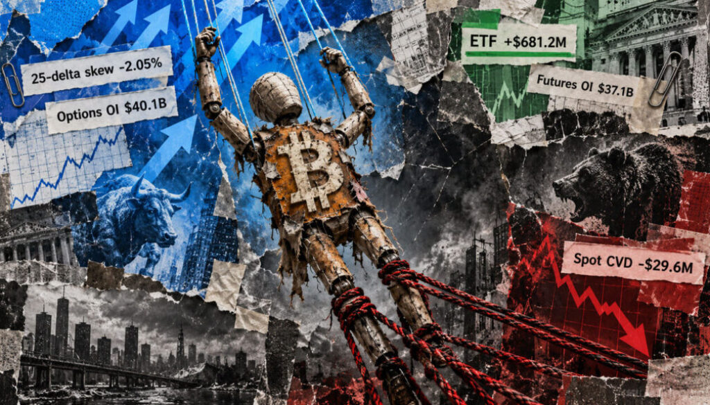 Cryptocurrency investors are accumulating call options as cash traders continue offloading holdings