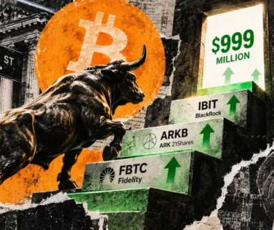 US spot Bitcoin ETFs absorb nearly $1 billion as bitcoin breaks $86,000