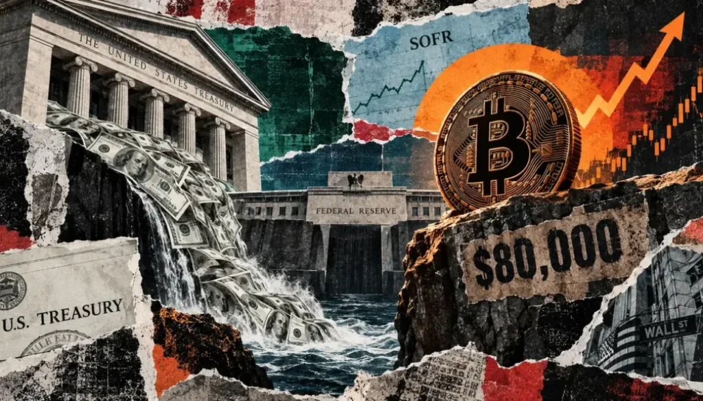 Bitcoin surged past $80,000 as Treasury’s $148 billion cash build avoided destabilizing funding markets