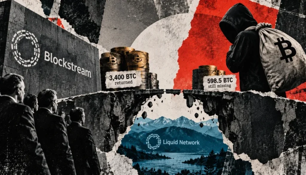 Blockstream refuses $50 million bounty demand and risks 600 Bitcoin in Liquid security breach