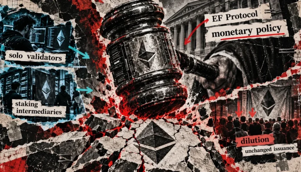 Ethereum staking yields and ETH value are now at odds as the debate over token supply intensifies