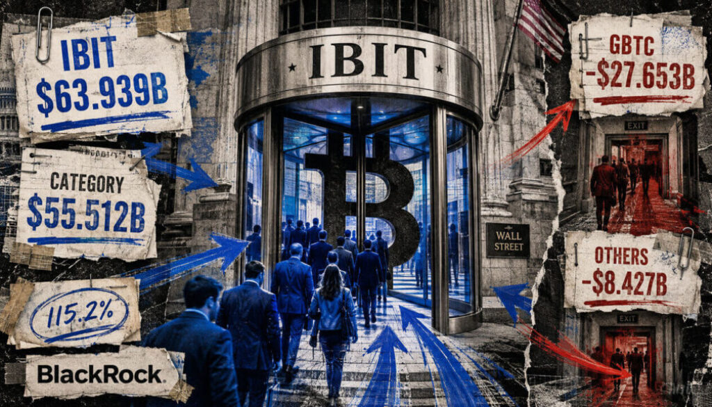 The $63 billion revolving door carrying the entire US Bitcoin ETF market
