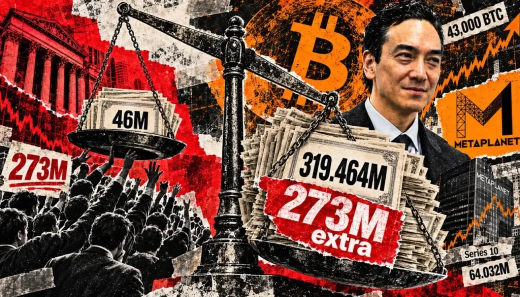 Metaplanet Executive Pay Plan Swells from 46 Million to 319 Million Shares as Bitcoin Surges