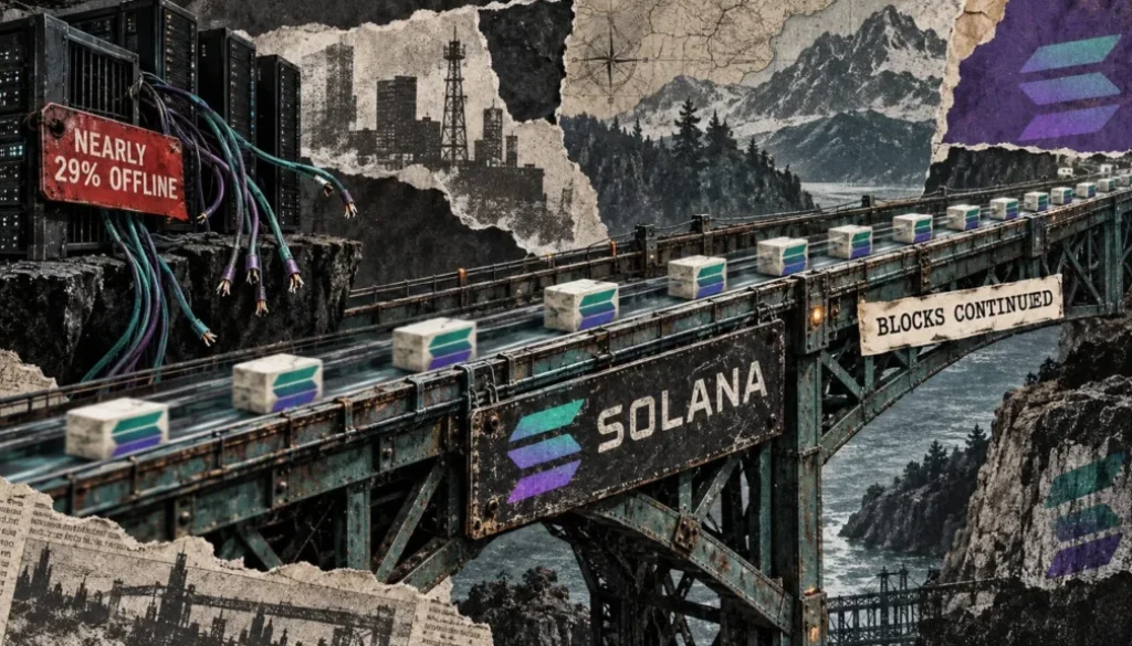 Teraswitch routing error takes 29% of Solana validator stake offline