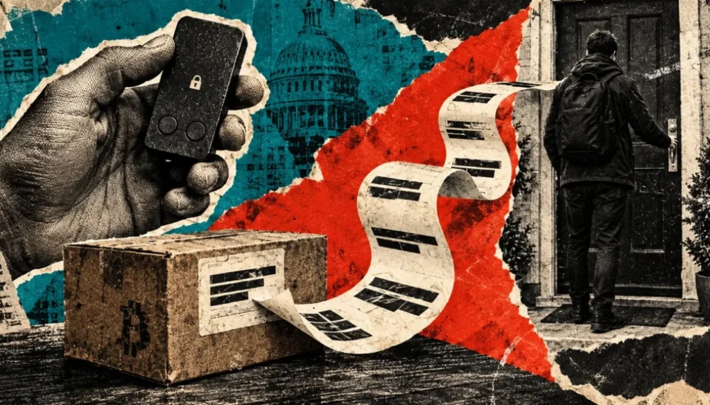 Your Bitcoin wallet’s greatest security risk could be found on the delivery package label