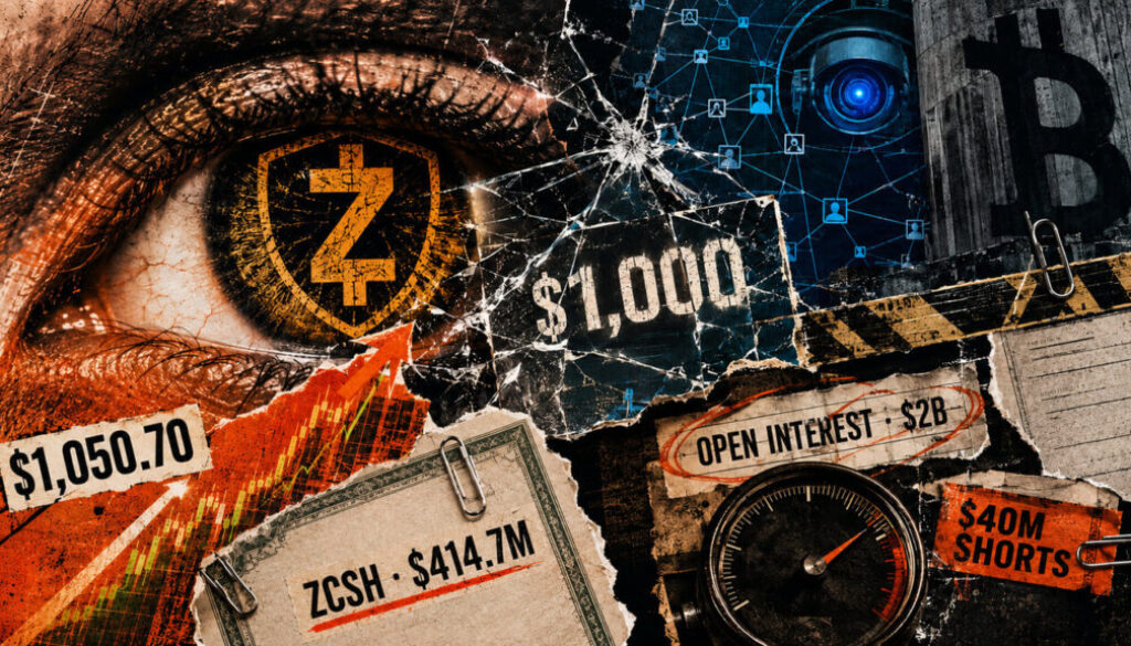 Zcash breaks $1,000 as its spot ETF crosses $400 million in assets