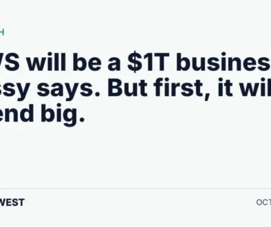 Andy Jassy says AWS can reach $1 trillion in five to ten years with massive spending