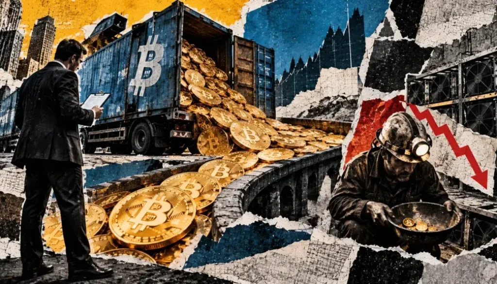 Bitcoin transfer volume rose 26% while miner fees fell 8.8%