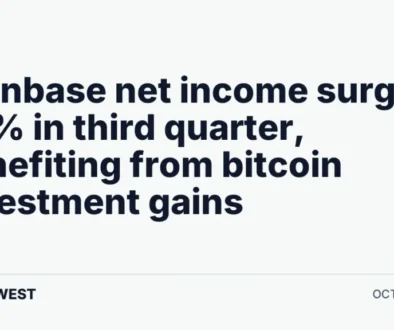 Coinbase’s adjusted net income rises 66% on crypto holdings gains, revenue misses estimate