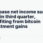 Coinbase’s adjusted net income rises 66% on crypto holdings gains, revenue misses estimate