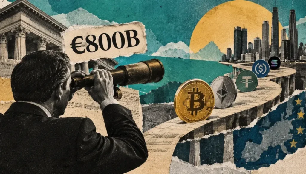 Institutions managing €800 billion demand proof crypto networks generate token returns