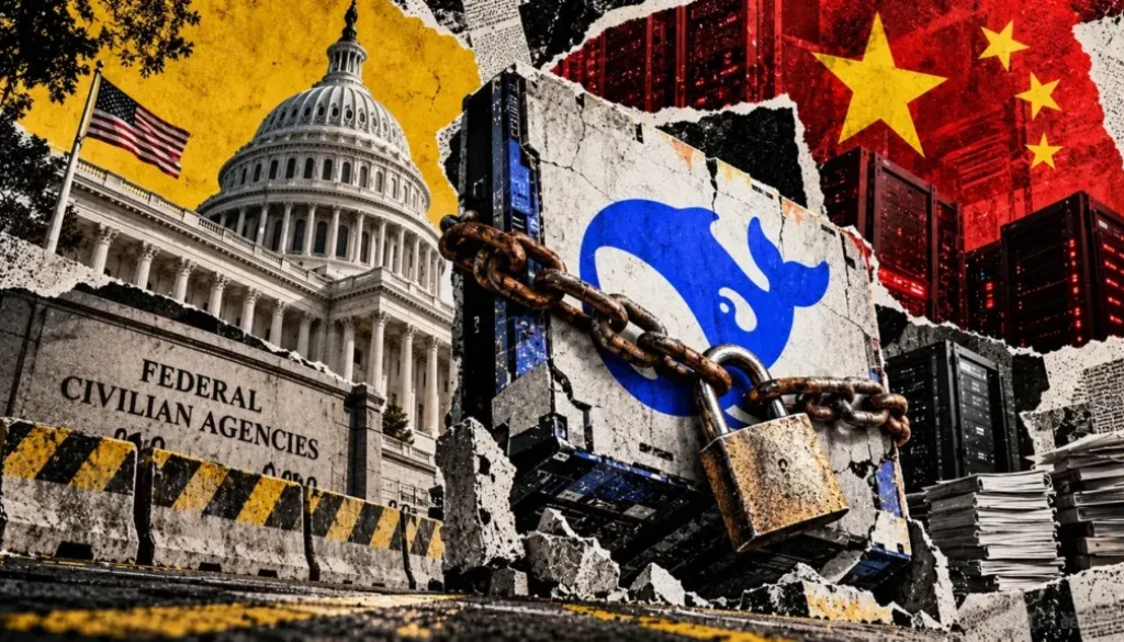 US bans DeepSeek from federal systems as Chinese AI firm open-sources technology