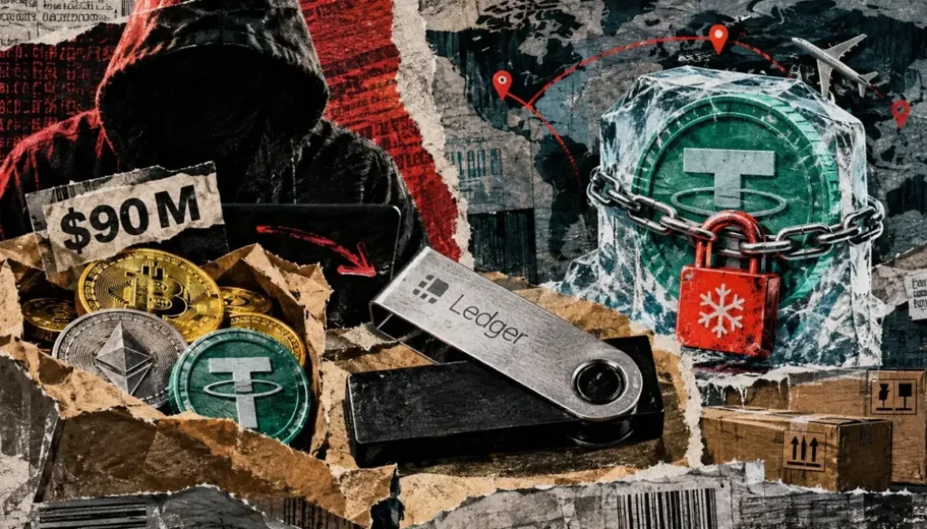 Tether freezes stolen USDT as Ledger reseller breach approaches $90 million