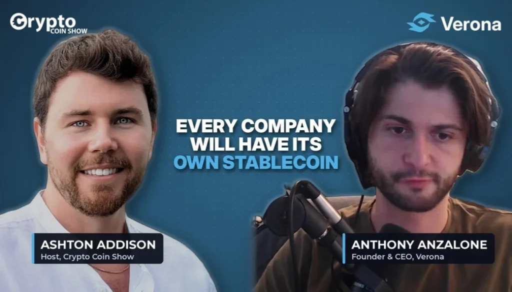 Verona CEO Anthony Anzalone on verUSD and AI agent payments